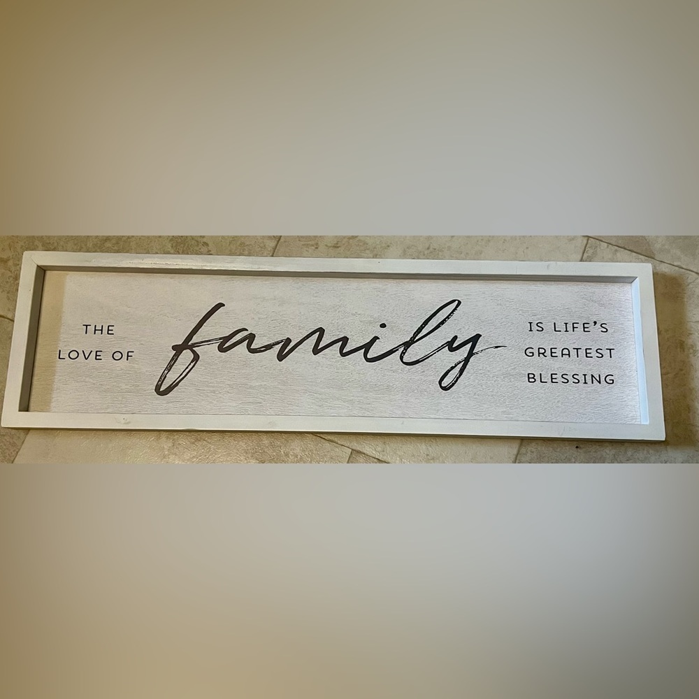 Family quote wall art